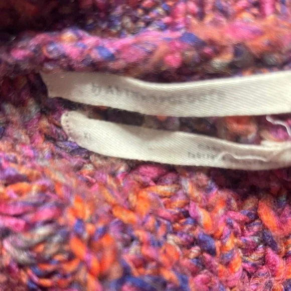 Anthropologie pink marled crewneck sweater xl - Picture 3 of 8